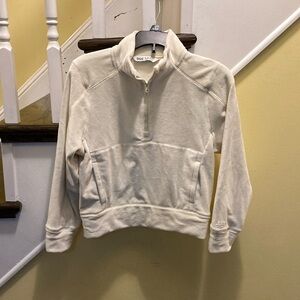 DSG Cream Quarter-Zip Sweatshirt